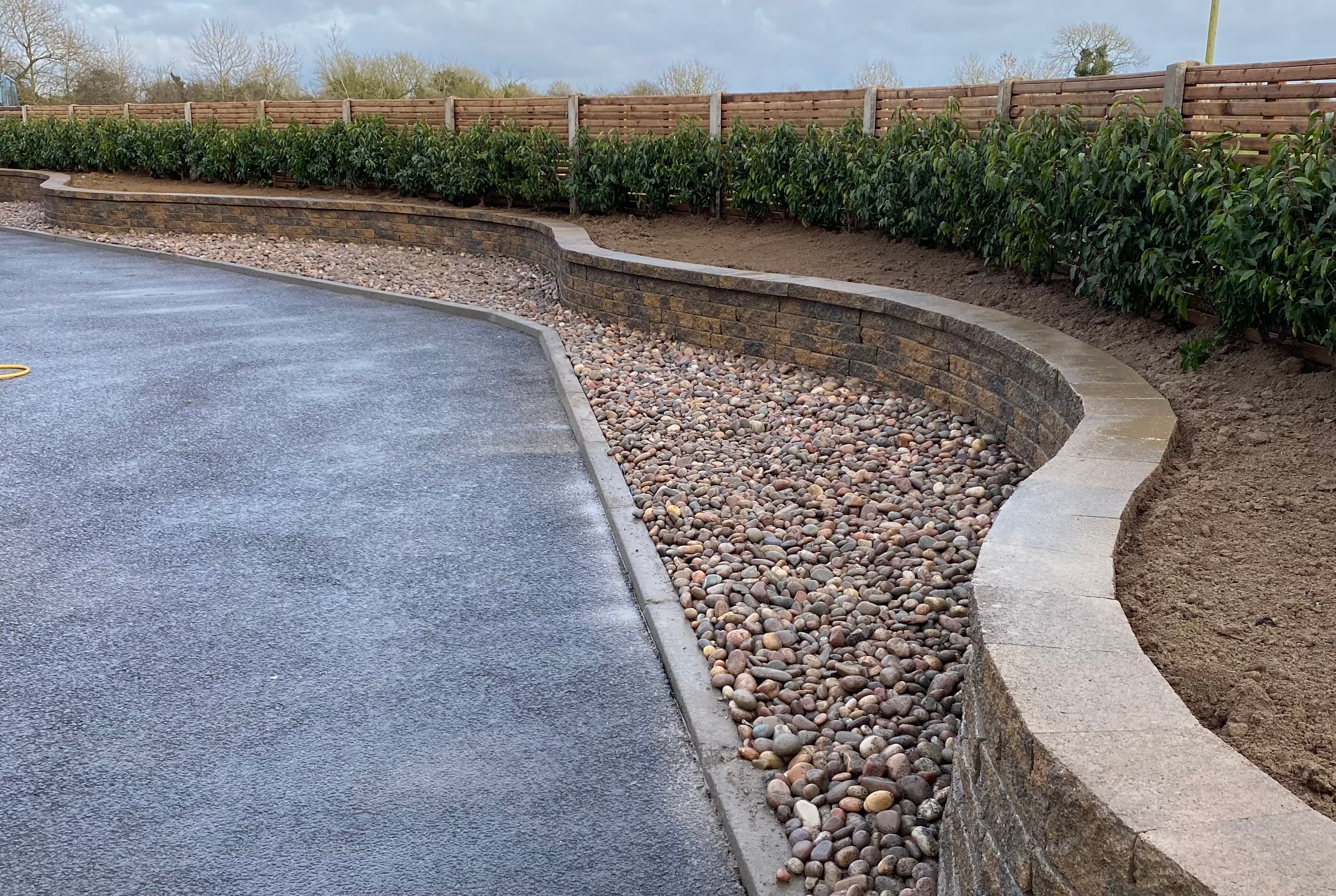 Stone walling and fencing project